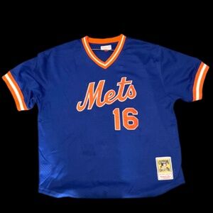 Mets Mitchell & Ness Baseball Jersey